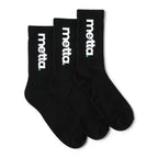 Original Collection: Classic Sports Socks 3-Pack (Black)